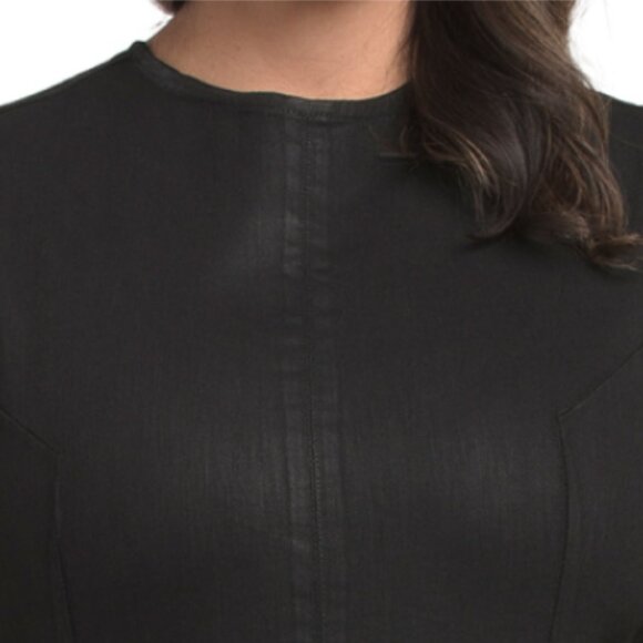 WARP + WEFT Plus Coated Denim Dress - Picture 3 of 3